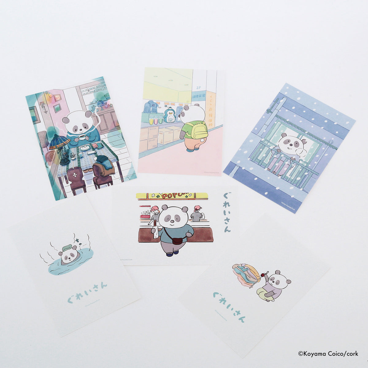 こやまこいこ／ぐれいさんポストカード 6枚セット – CORK STORE