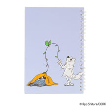 Load image into Gallery viewer, Shitaryou / Nemurenai Ookami Ring Notebook