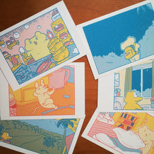 Load image into Gallery viewer, Kenji Yajima / Set of 6 postcards from his solo exhibition "An Uncertain Future"