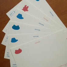 Load image into Gallery viewer, Kenji Yajima / Set of 6 postcards from his solo exhibition "An Uncertain Future"