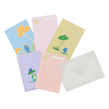 Load image into Gallery viewer, Shitaryou / Nemurenai Ookami Foil-stamped postcard set (5 types in total, with original envelope)