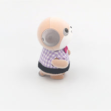 画像をギャラリービューアに読み込む, ポケとも用チェックシャツ　パープル
